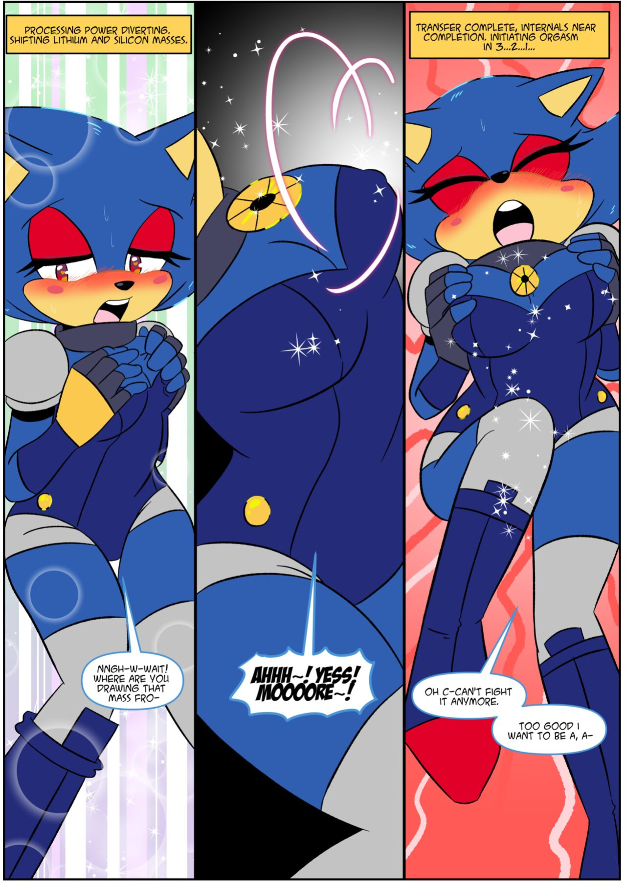 [FluffyTG] Gotta Girl Fast #4: Metal Sonic