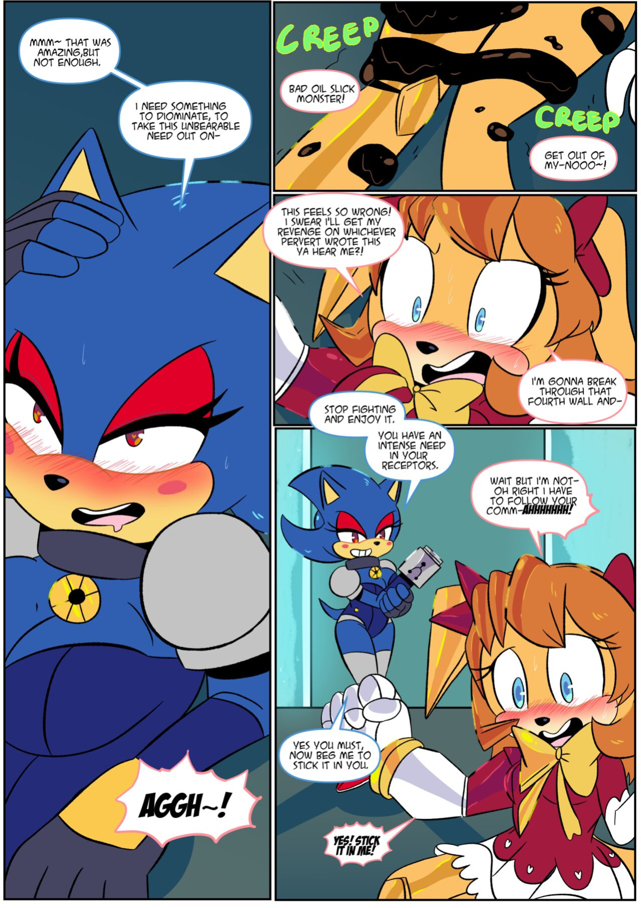 [FluffyTG] Gotta Girl Fast #4: Metal Sonic