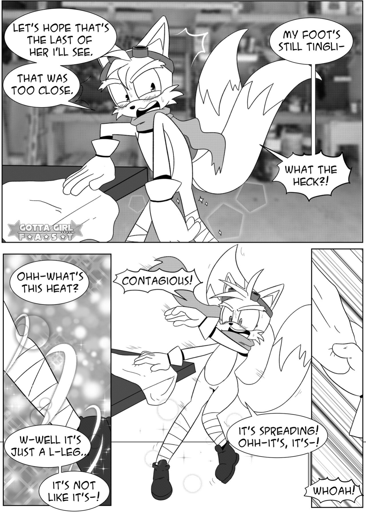 [FluffyTG] Gotta Girl Fast #3: Tails