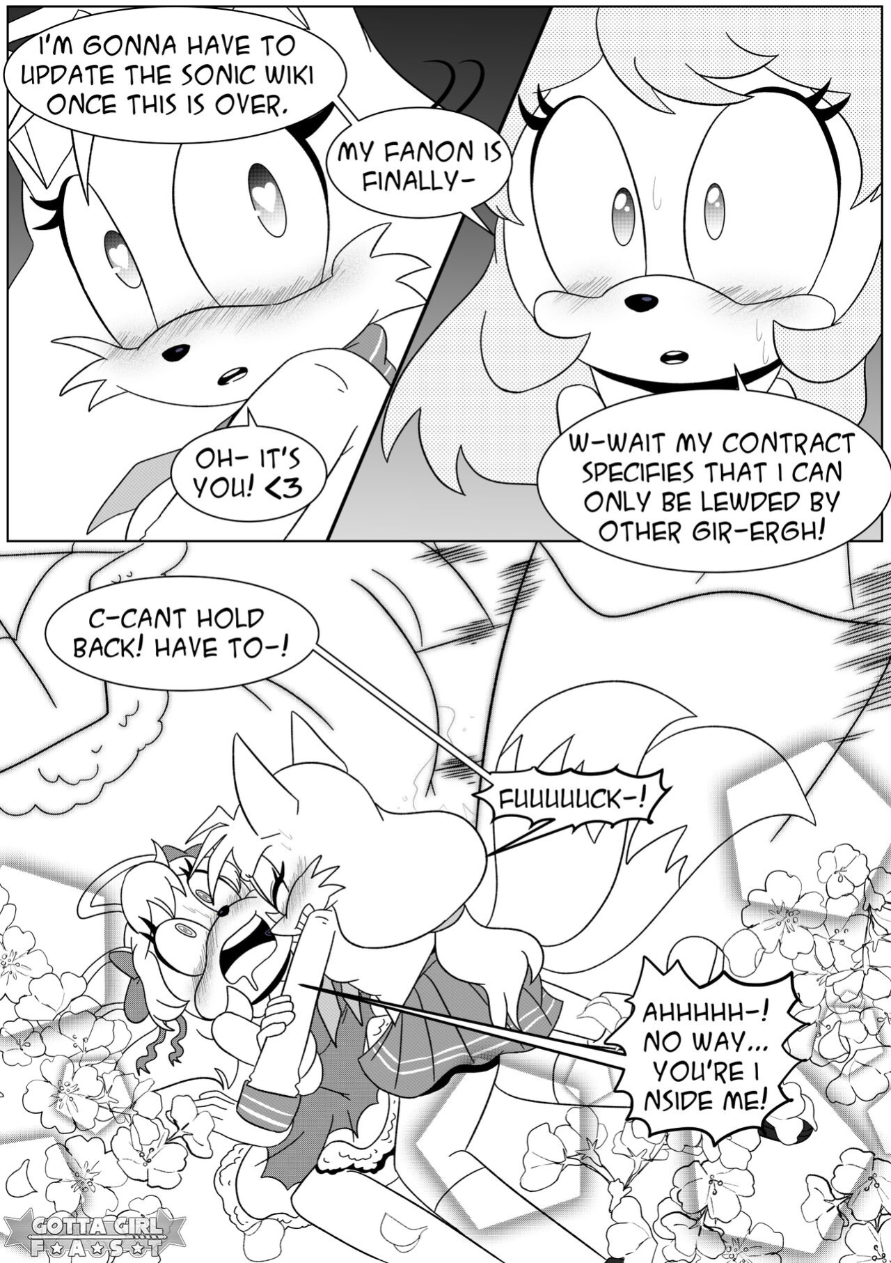 [FluffyTG] Gotta Girl Fast #3: Tails