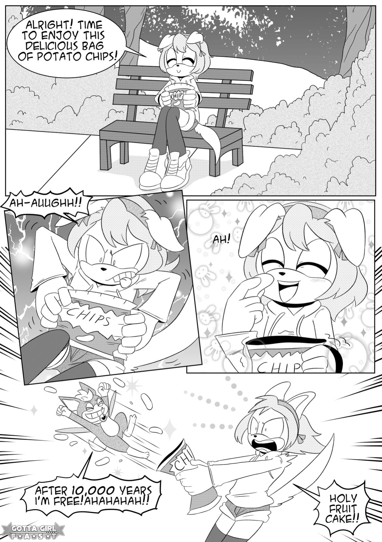 [FluffyTG] Gotta Girl Fast #2: Origin
