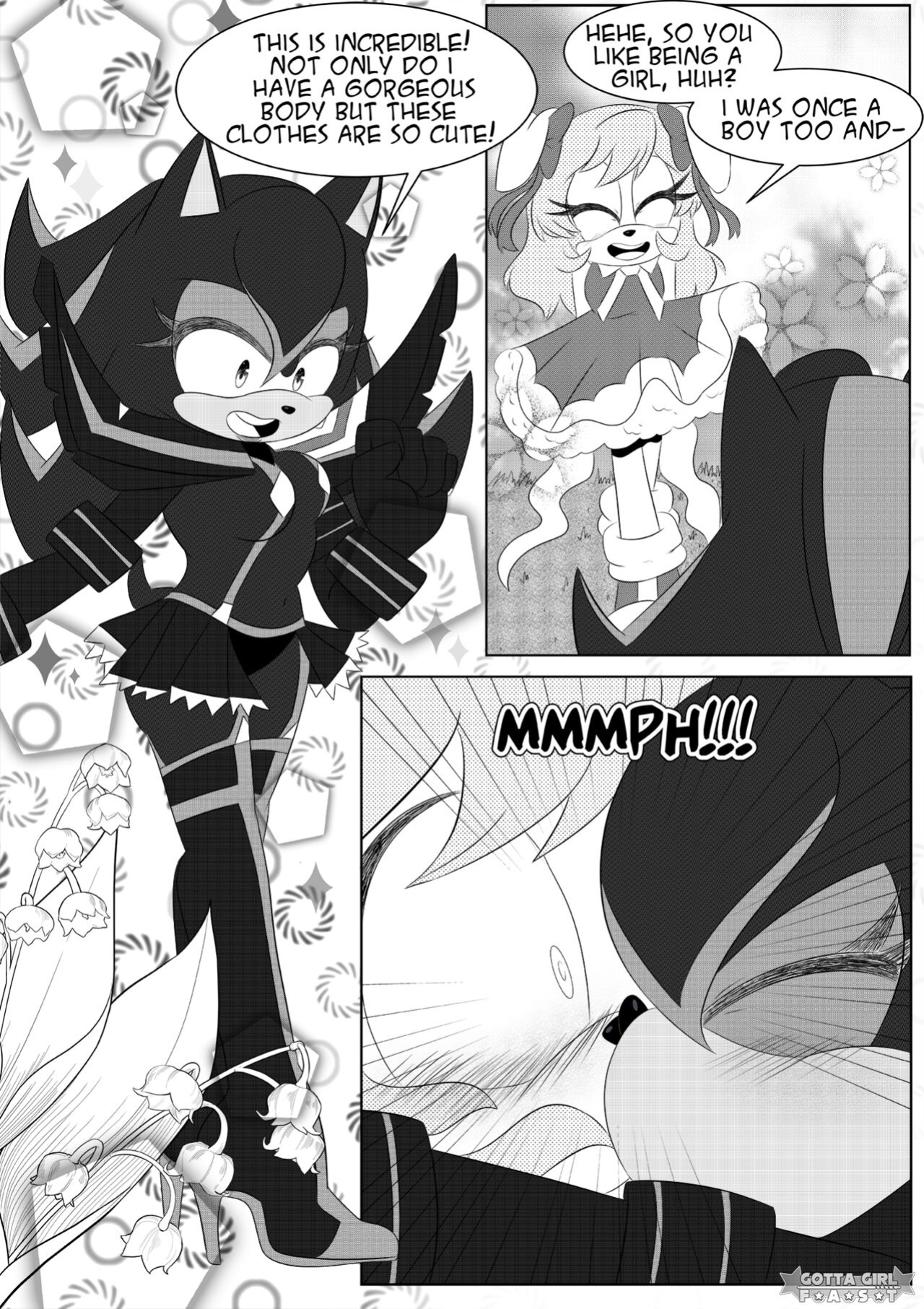 [FLuffyTG] Gotta Girl Fast #1: Shadow