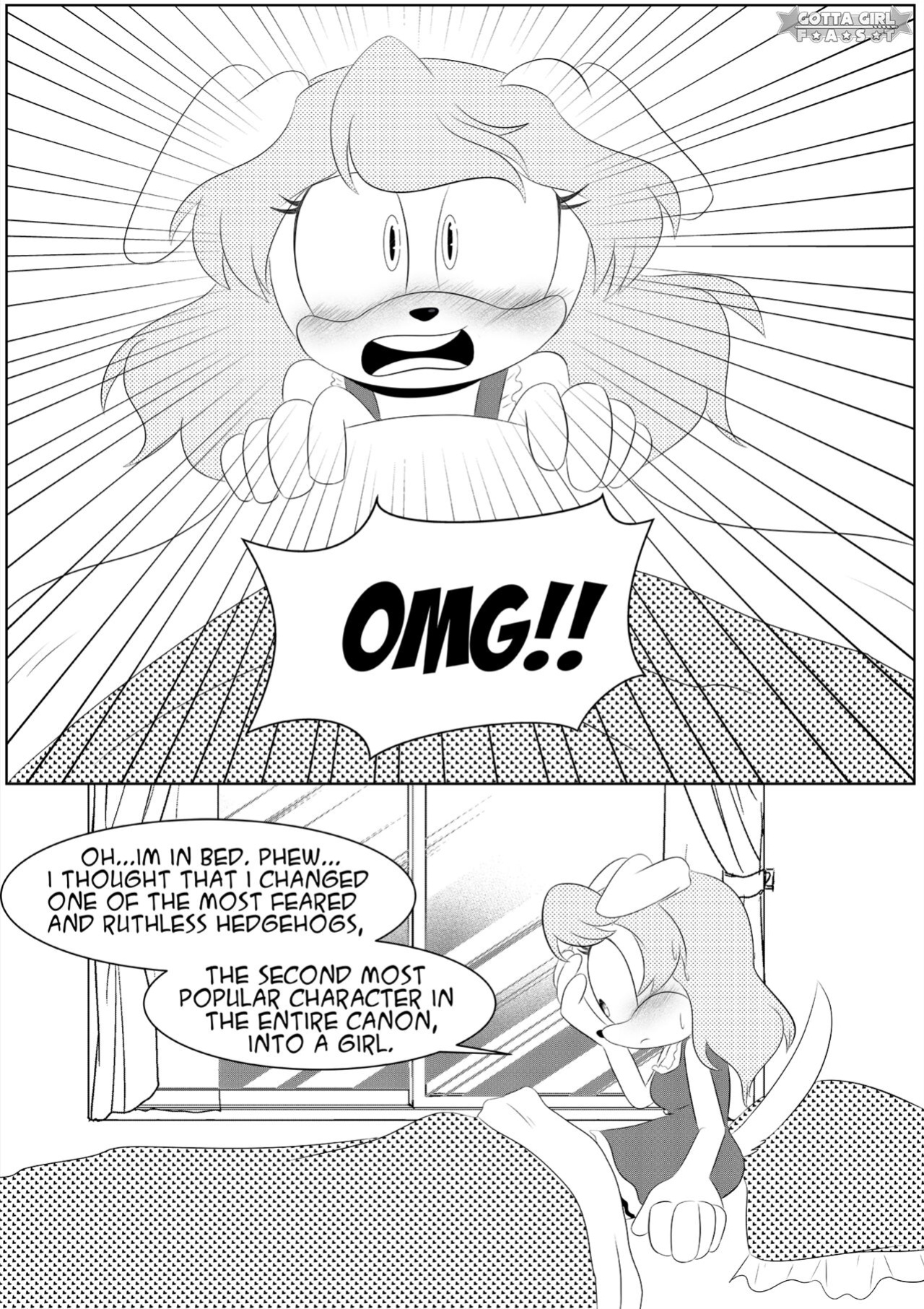 [FLuffyTG] Gotta Girl Fast #1: Shadow