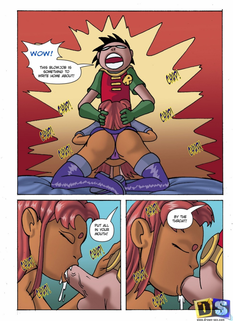[Drawn-Sex] Robin and Starfire