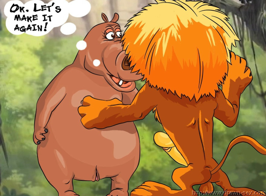 MADAGASCAR & THE KING LEON DRAWN SEX