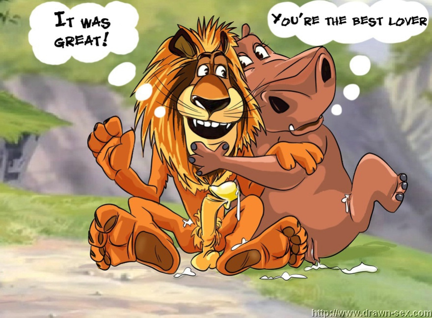 MADAGASCAR & THE KING LEON DRAWN SEX
