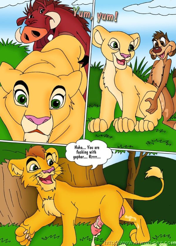 MADAGASCAR & THE KING LEON DRAWN SEX