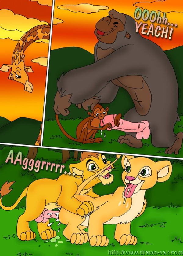 MADAGASCAR & THE KING LEON DRAWN SEX