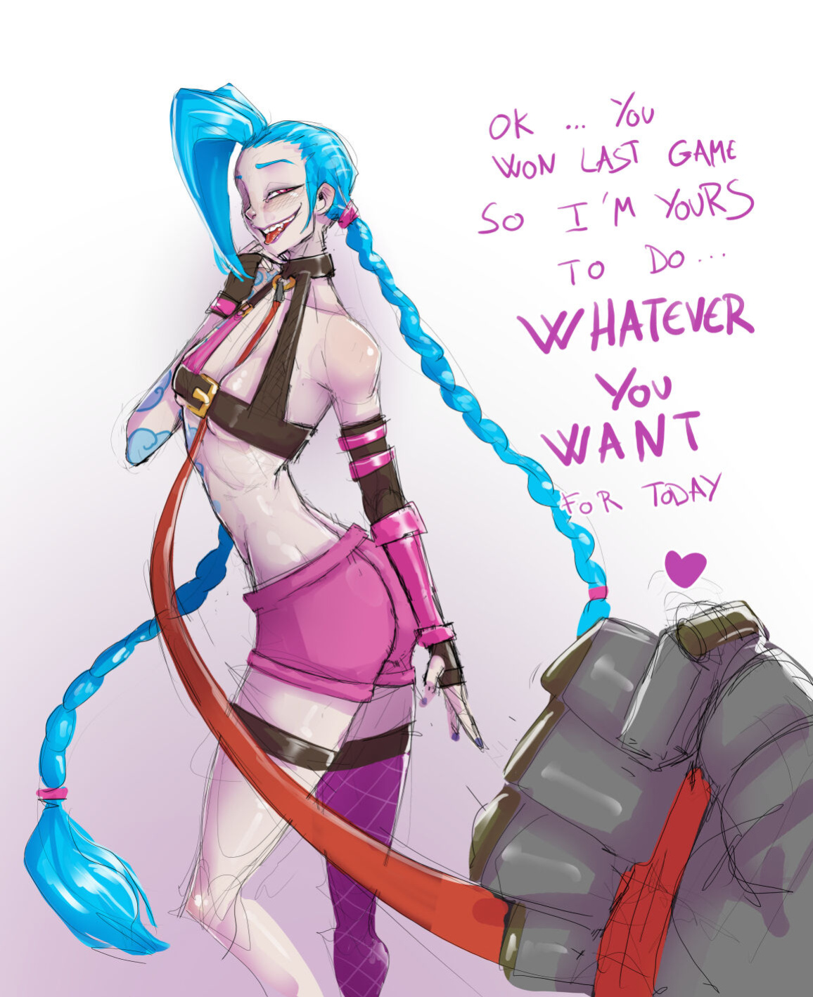[Darkminou] Jinx mega booba skin