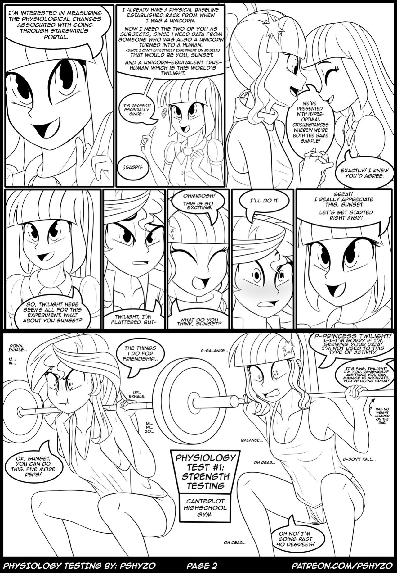 [Pshyzo] Physiology Testing (My Little Pony: Friendship Is Magic)