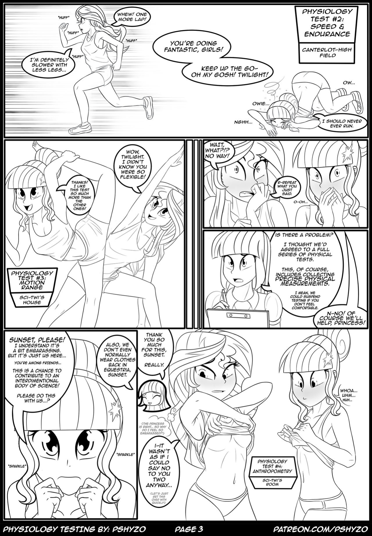 [Pshyzo] Physiology Testing (My Little Pony: Friendship Is Magic)