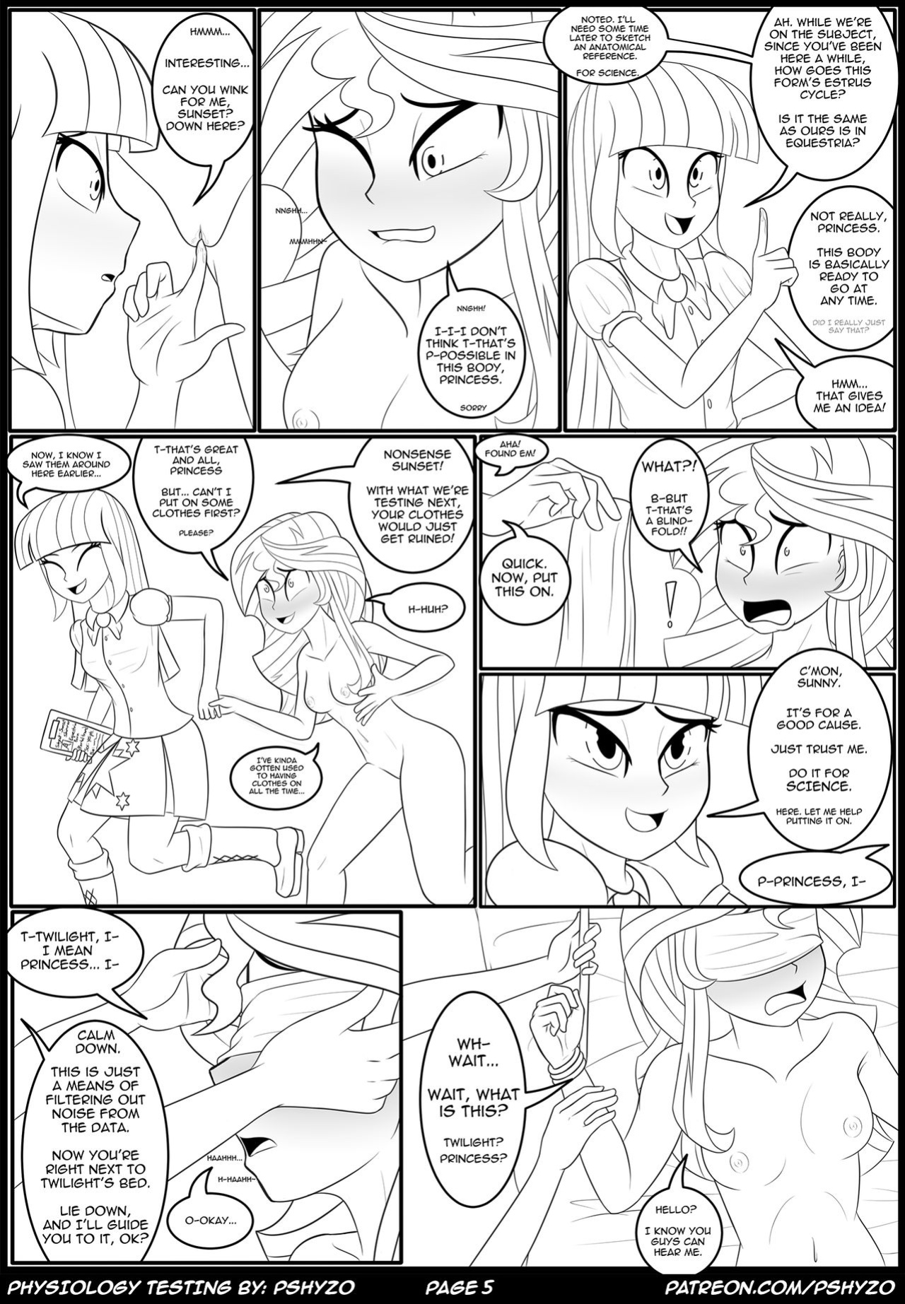 [Pshyzo] Physiology Testing (My Little Pony: Friendship Is Magic)