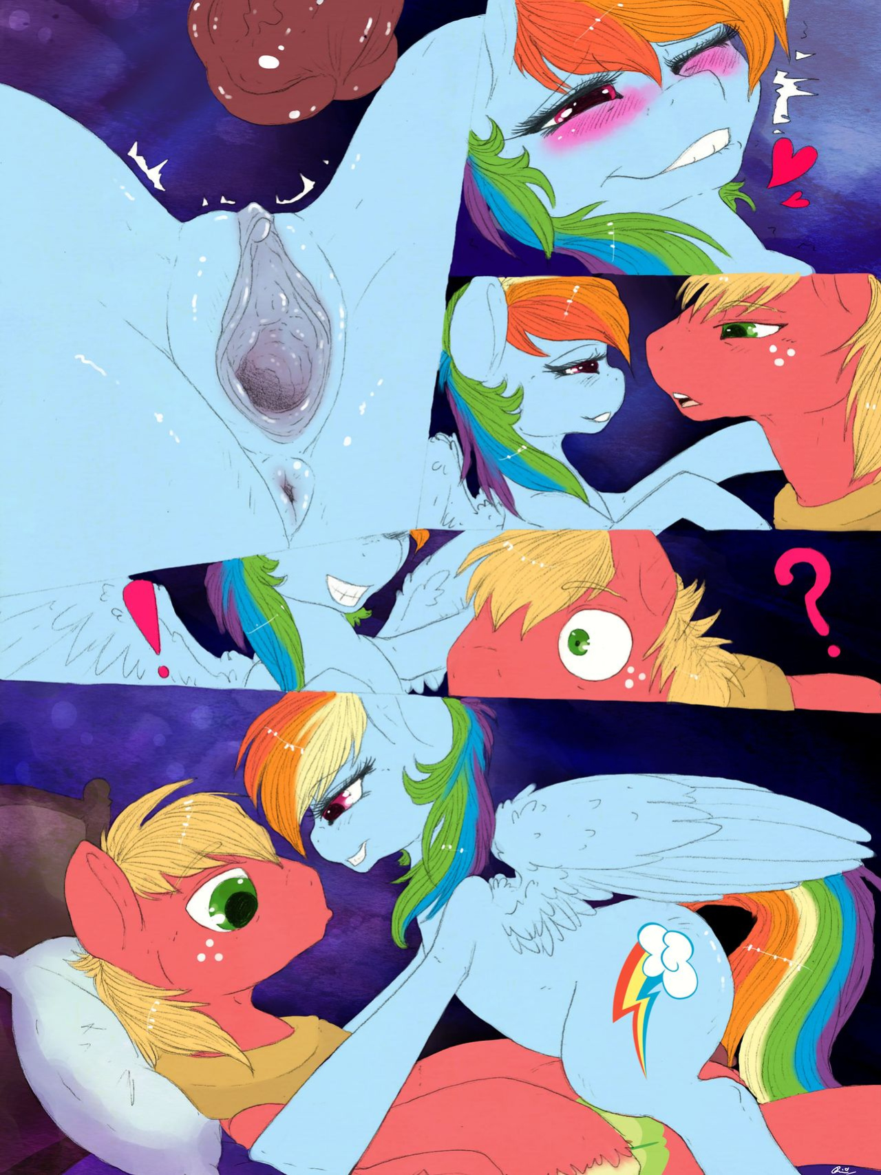 [Dimwitdog] Over a Barrel [Full color, Sketches, Flats]