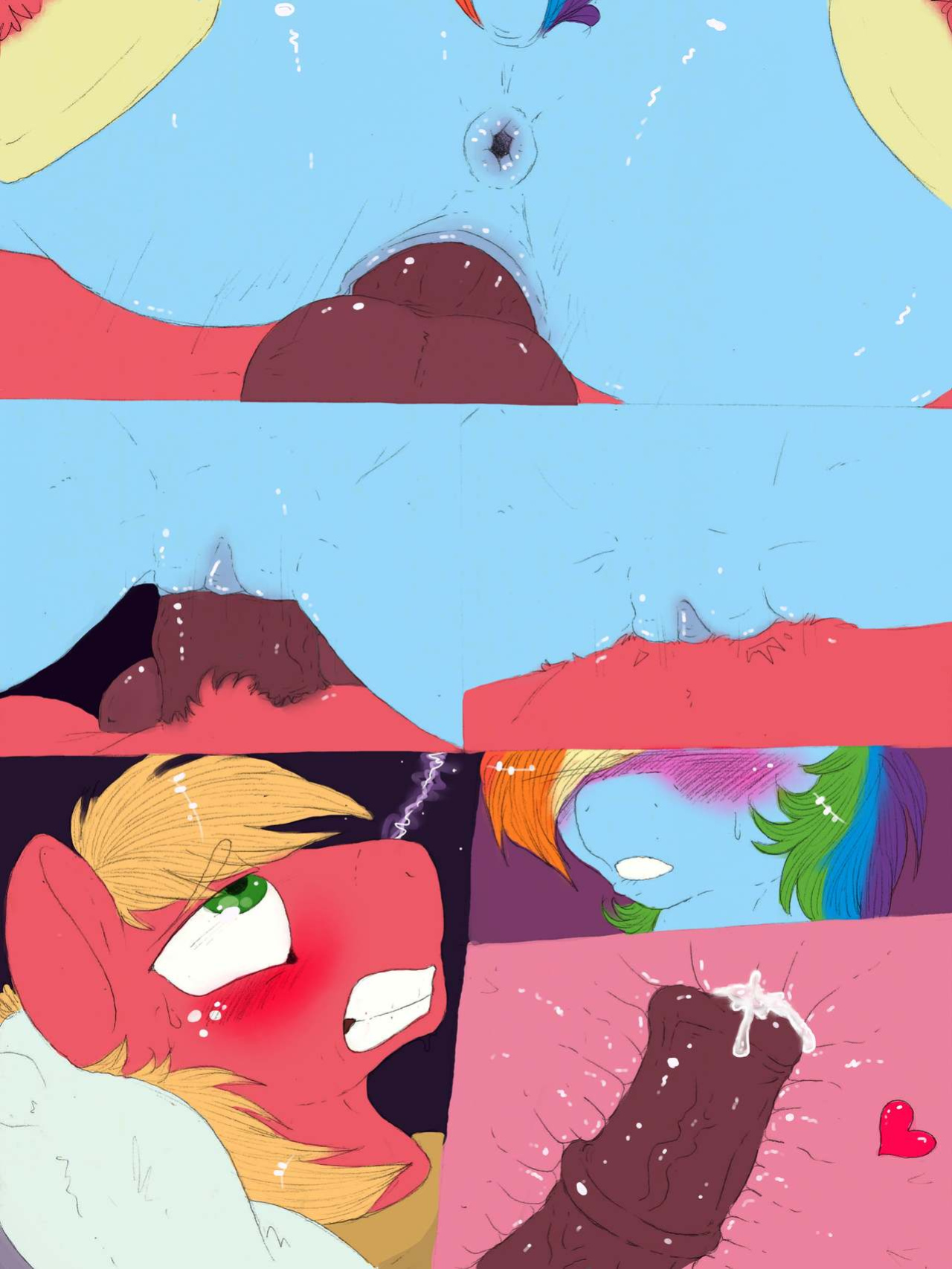 [Dimwitdog] Over a Barrel [Full color, Sketches, Flats]