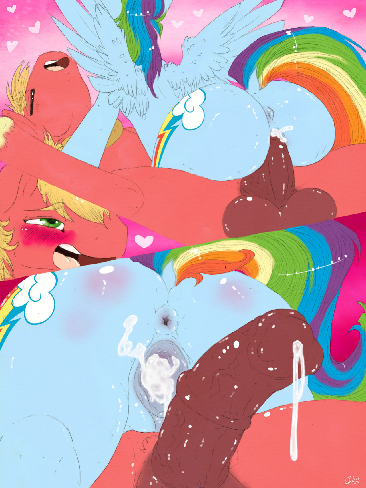 [Dimwitdog] Over a Barrel [Full color, Sketches, Flats]