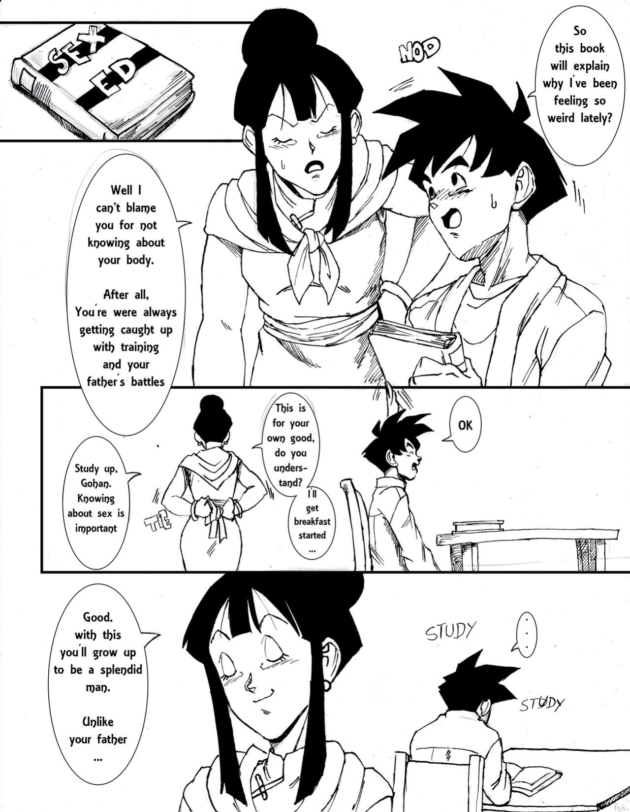 [Aarokira] Gohan X Chichi (Dragon Ball Z)
