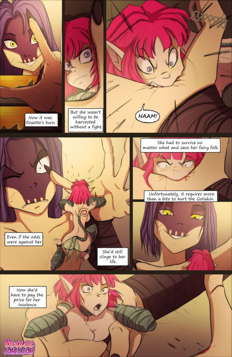 [TeaseComix (Fixxxer)] Aethel #3