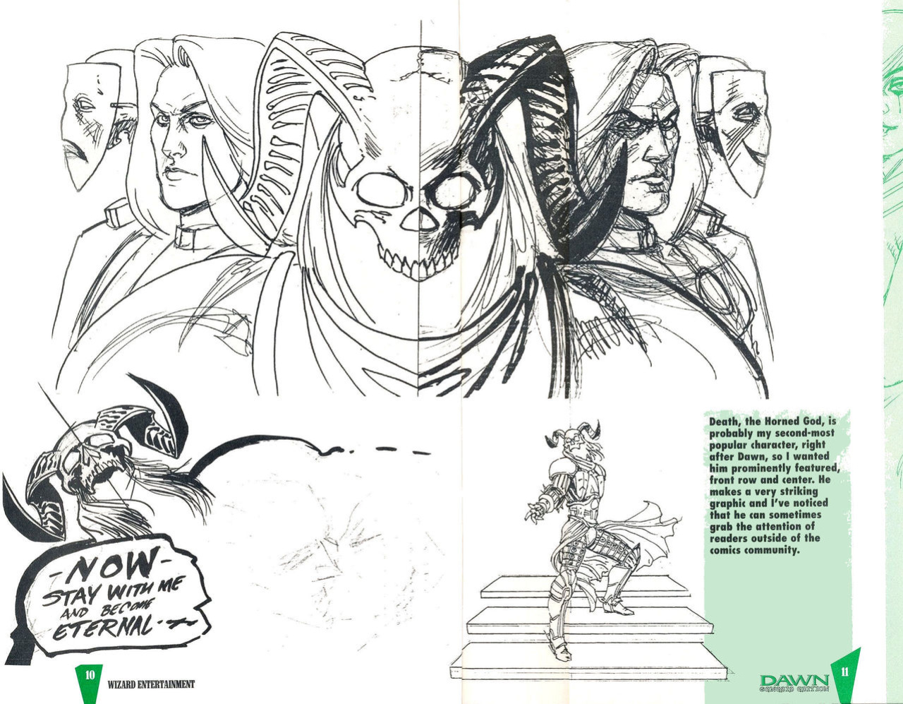 J. MICHAEL LINSNER - 1999 DAWN GENESIS EDITION SKETCHBOOK