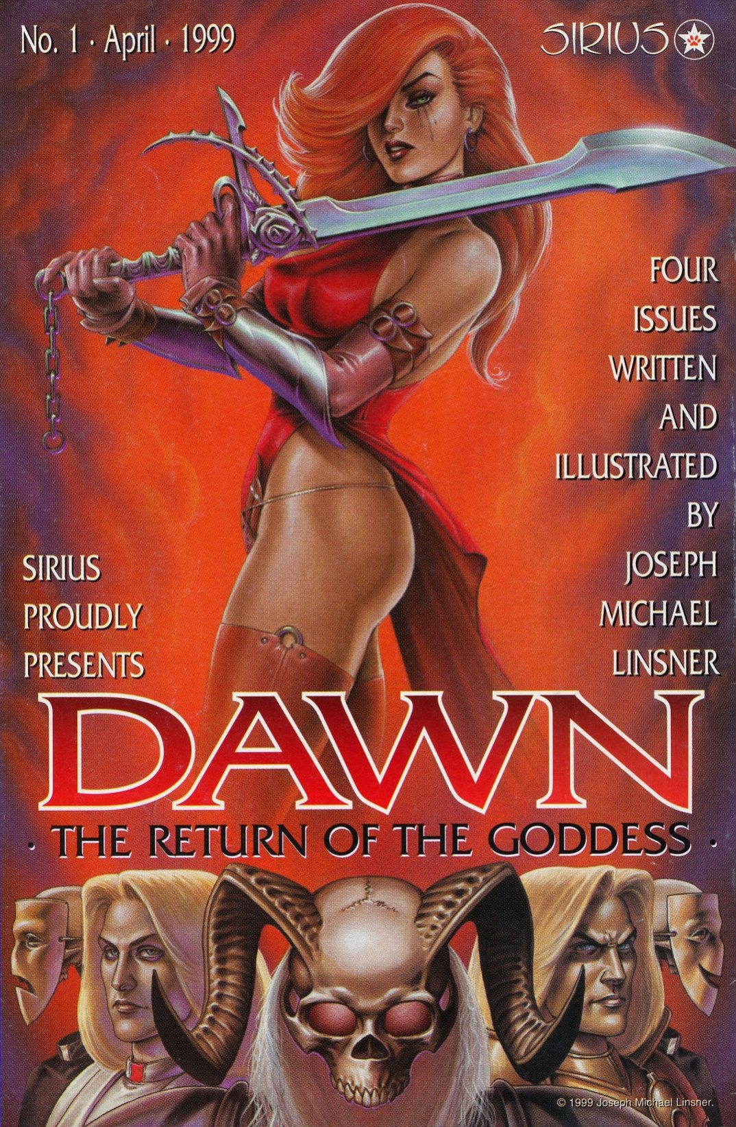 J. MICHAEL LINSNER - 1999 DAWN GENESIS EDITION SKETCHBOOK