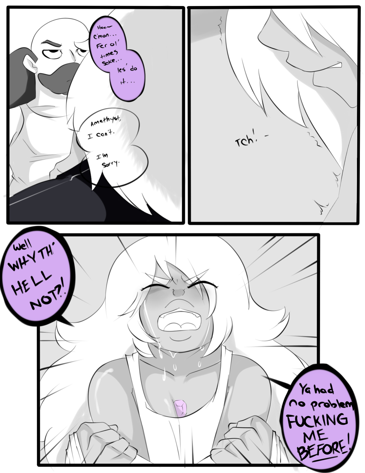 [Inuyuru] Amethyst's drinking problem (steven universe)