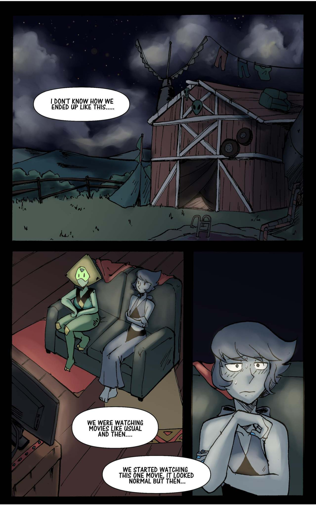 [Mimic Teixeira] Movie Night (Steven Universe)