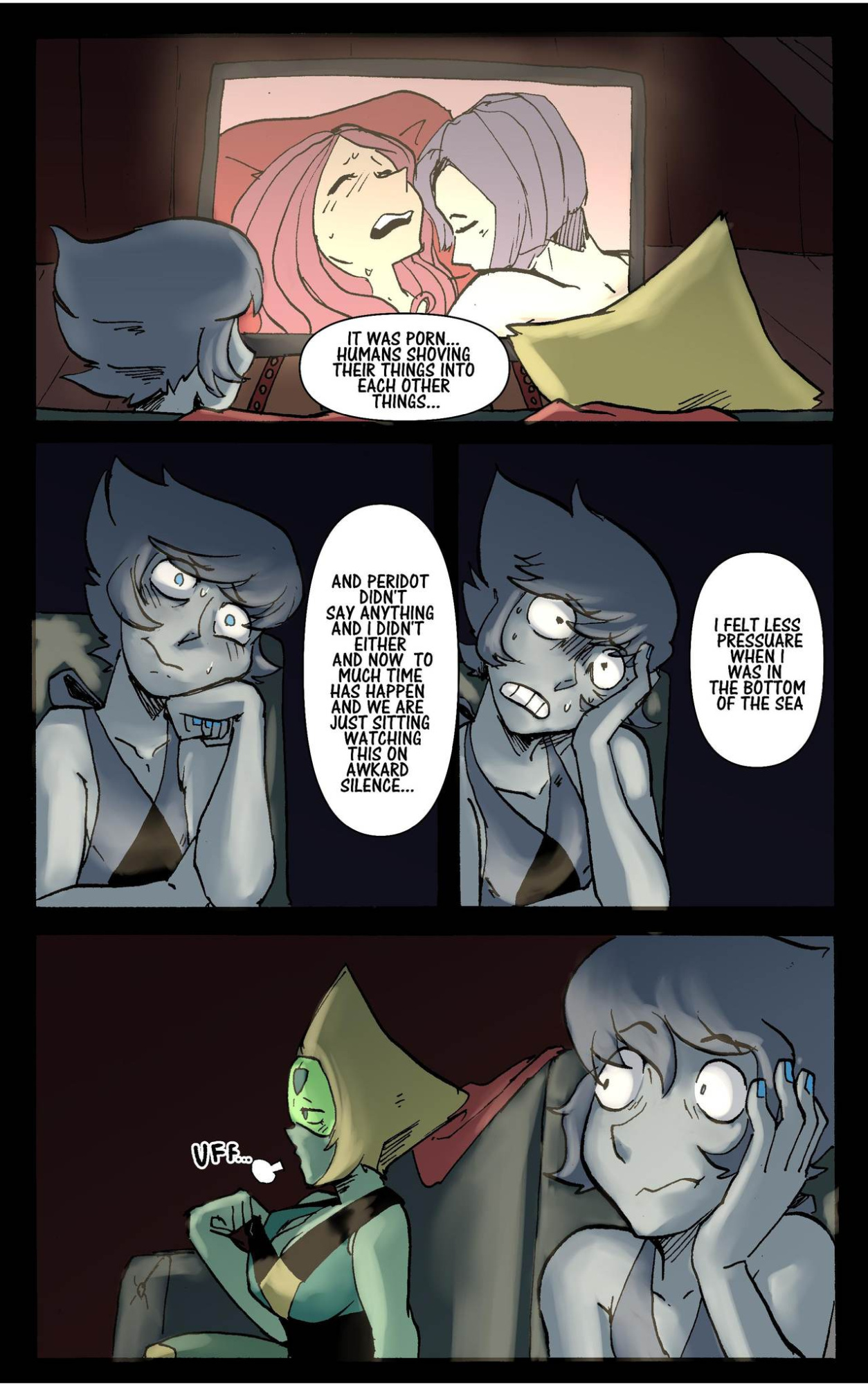 [Mimic Teixeira] Movie Night (Steven Universe)