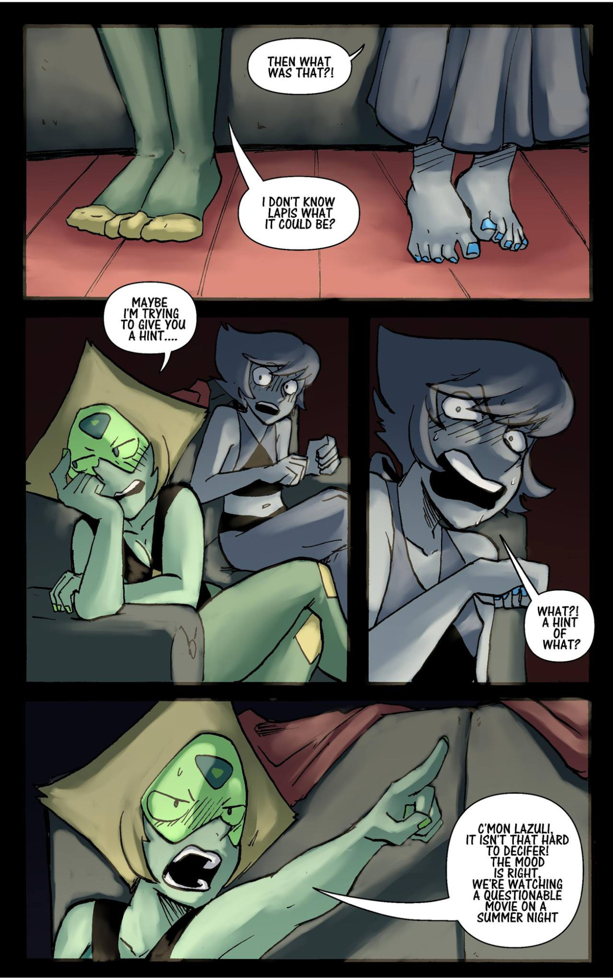 [Mimic Teixeira] Movie Night (Steven Universe)