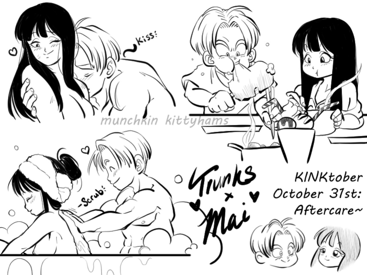 [Munchkin Kittyhams] KINKtober (Dragon Ball Super)