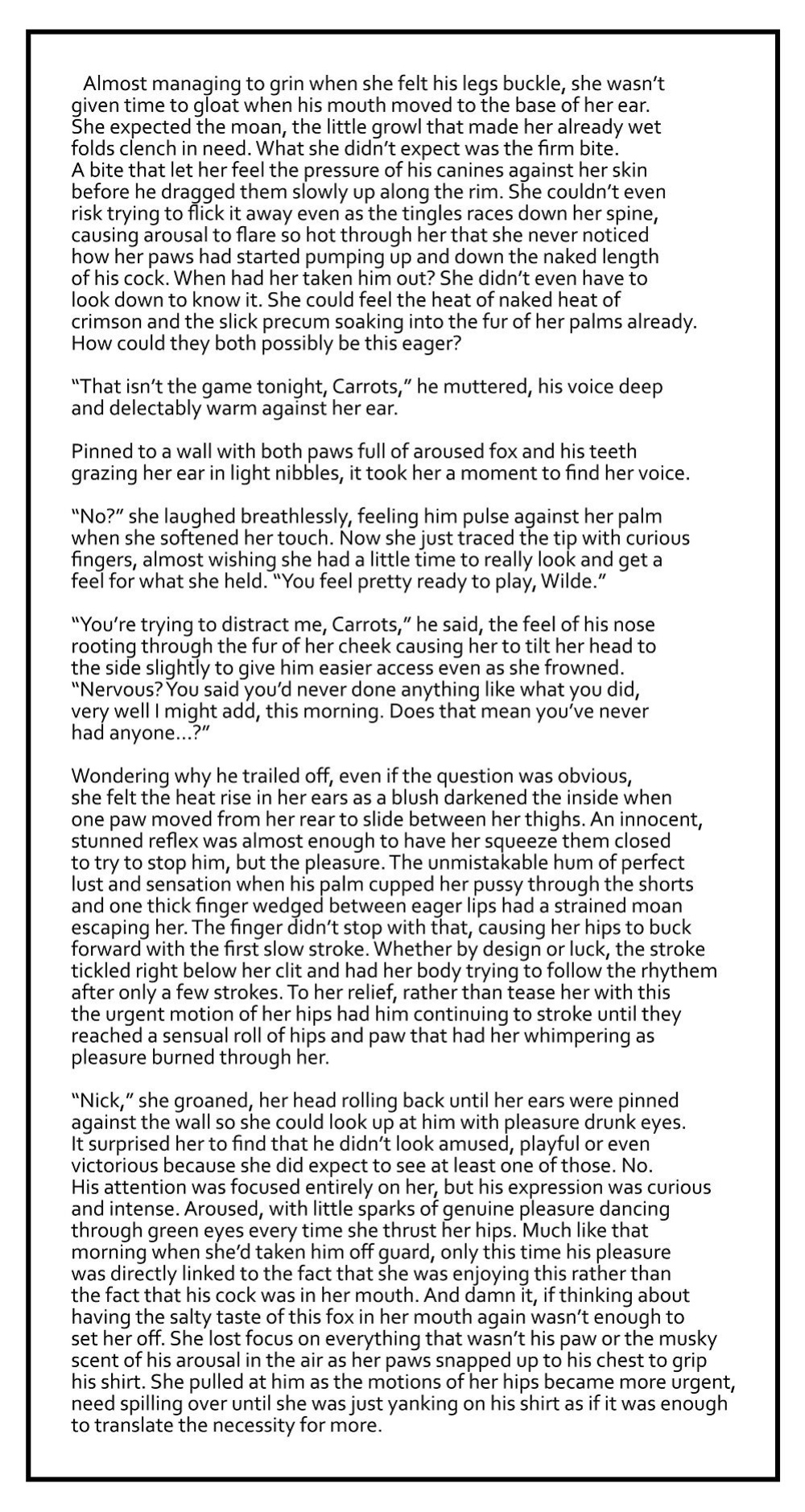 [TheWyvernsWeaver] Wide Accademy - Chapter 3 - Fox's Desserts (Zootopia)