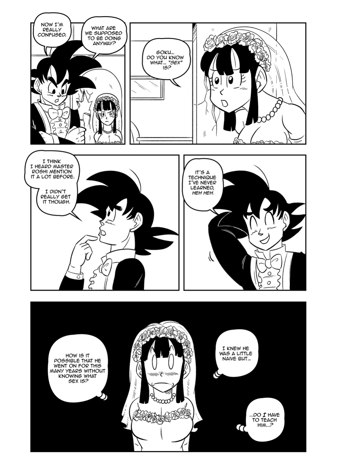 [Funsexydragonball] Wedding Night (Dragon Ball)