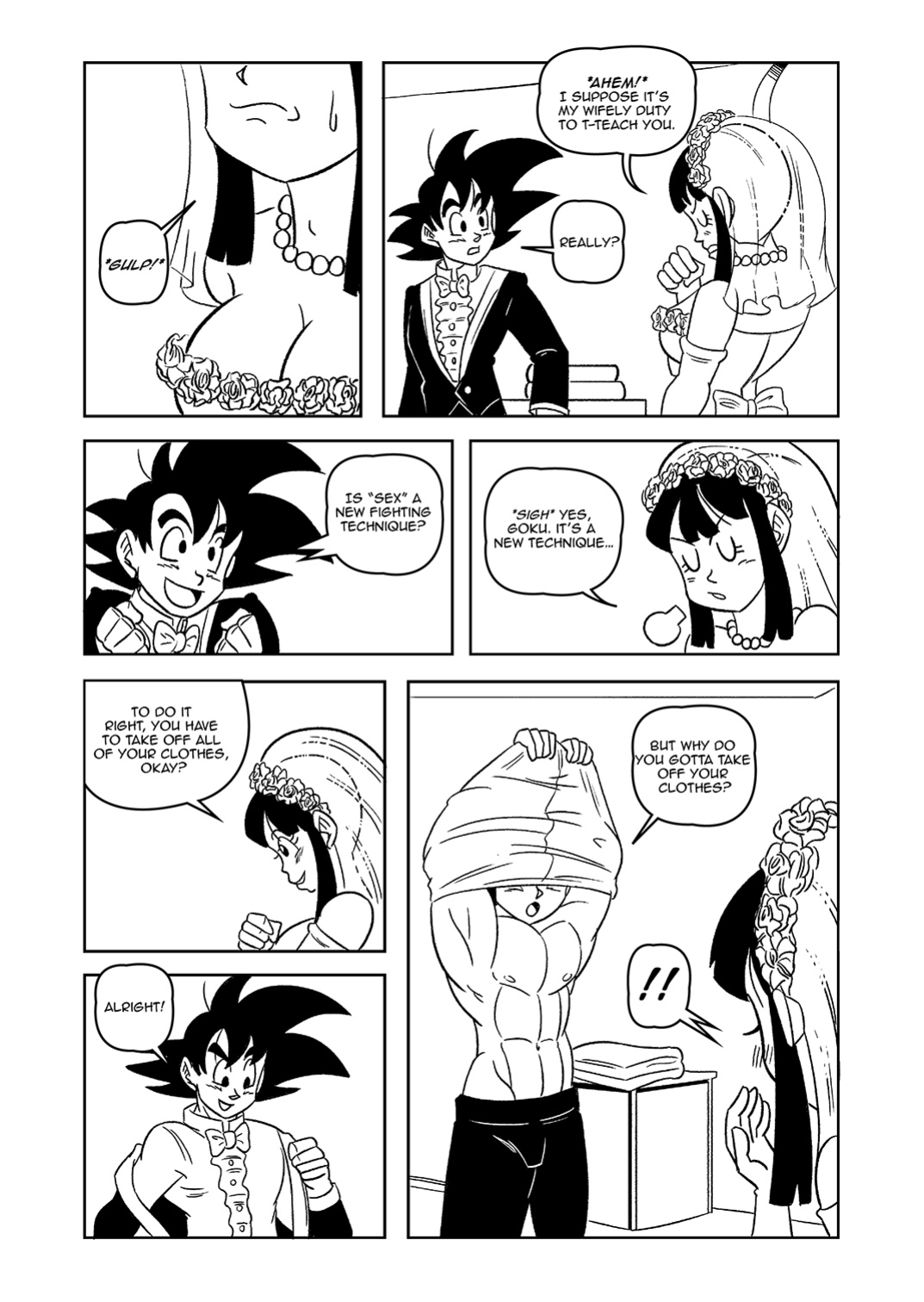 [Funsexydragonball] Wedding Night (Dragon Ball)