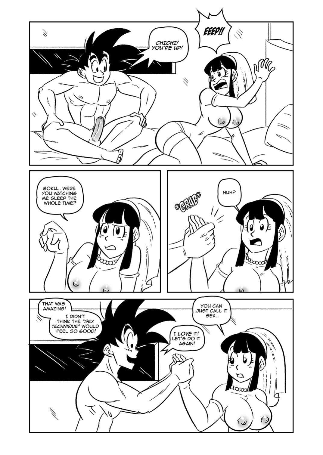 [Funsexydragonball] Wedding Night (Dragon Ball)
