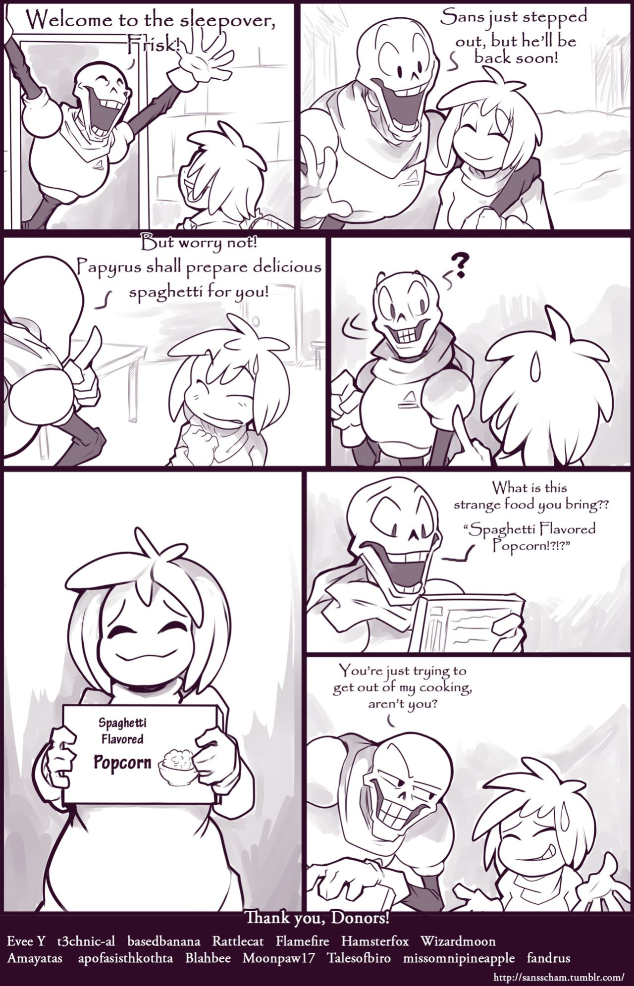 [Kayla-Na] Movie Night (Undertale)
