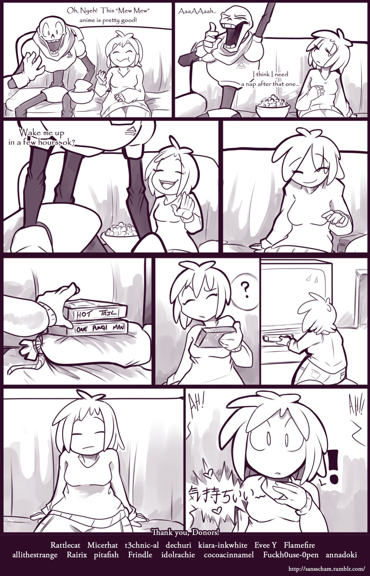 [Kayla-Na] Movie Night (Undertale)