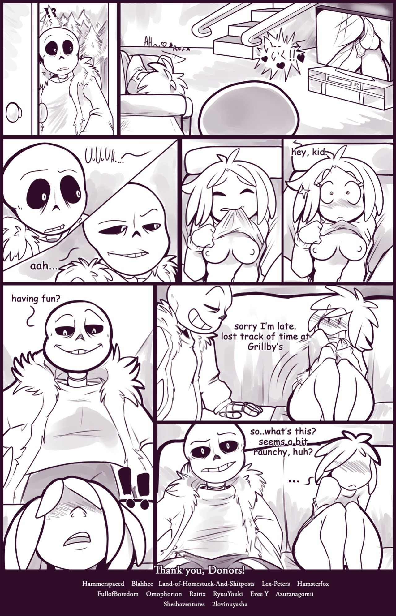 [Kayla-Na] Movie Night (Undertale)
