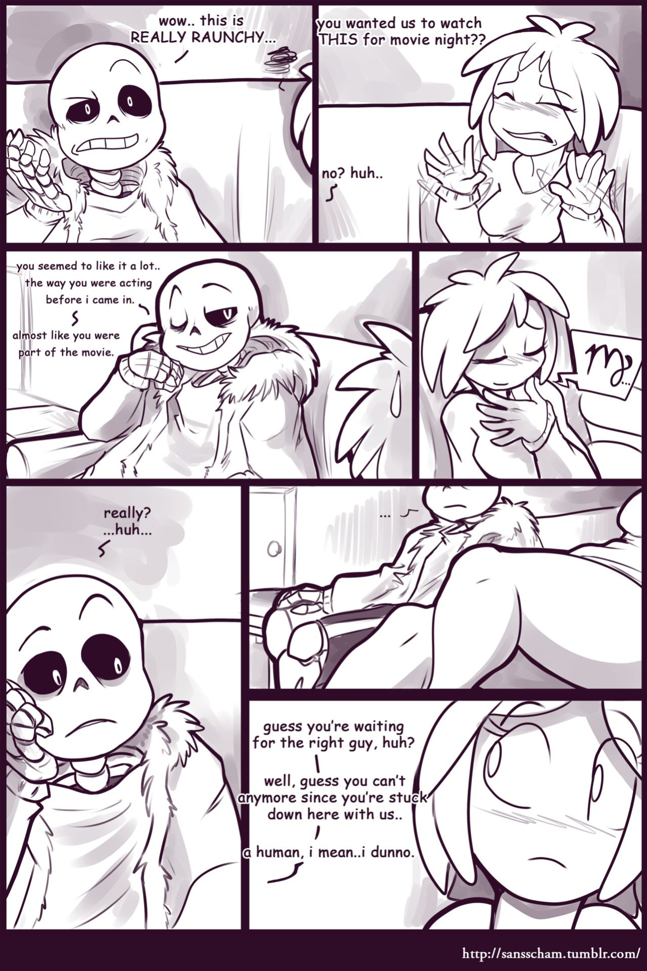 [Kayla-Na] Movie Night (Undertale)