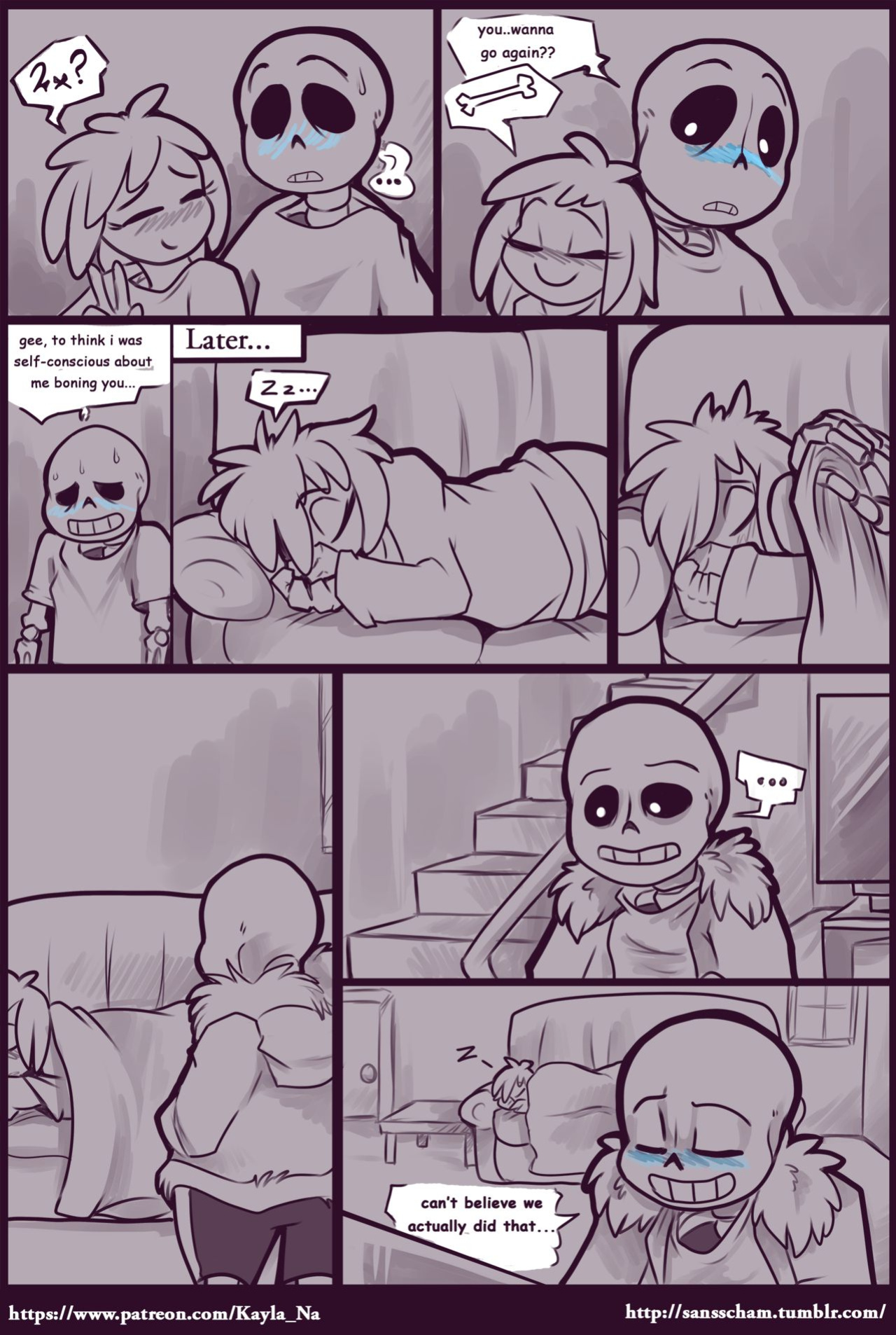 [Kayla-Na] Movie Night (Undertale)