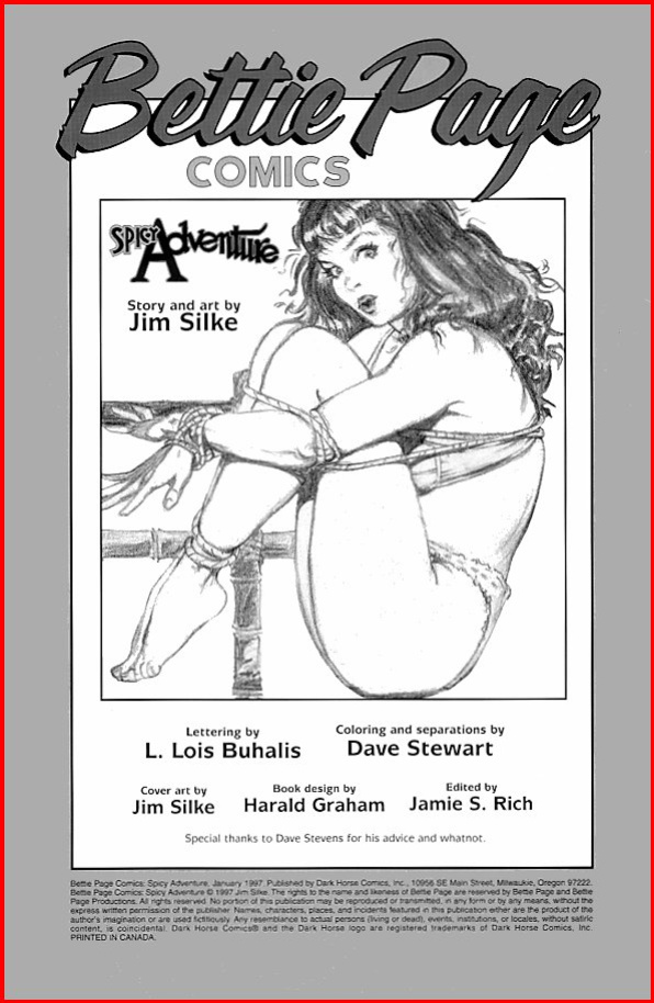 [Jim Silke] Bettie Page: Spicy Adventure