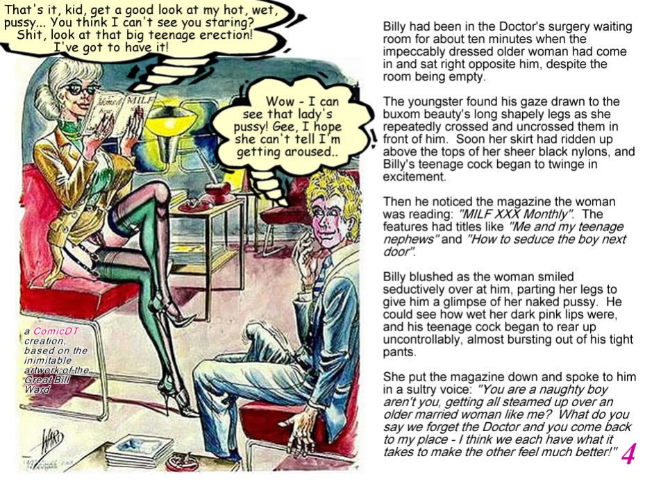 Bill Ward Cartoon Story (Modified) [Captions]