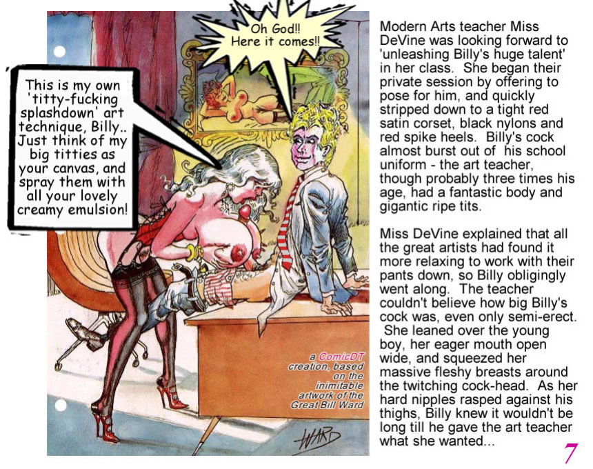 Bill Ward Cartoon Story (Modified) [Captions]