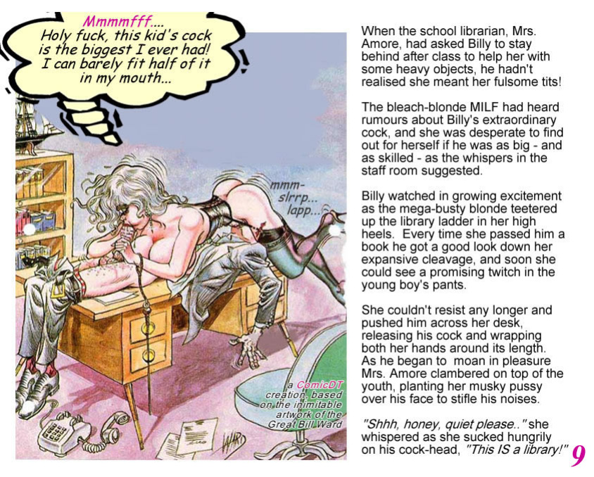 Bill Ward Cartoon Story (Modified) [Captions]
