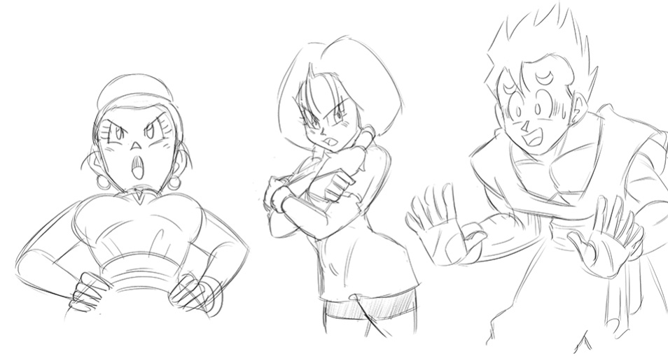 [Funsexydragonball] Videl meets Chichi (Dragon Ball Z)