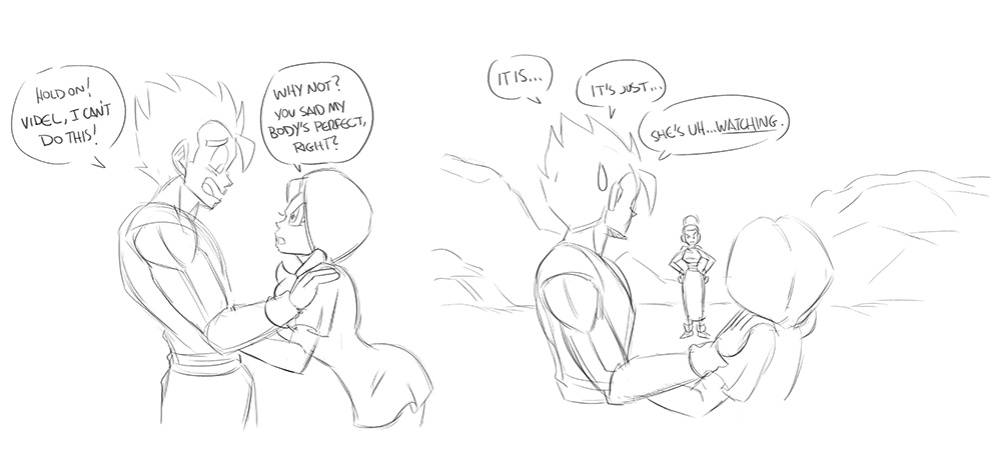[Funsexydragonball] Videl meets Chichi (Dragon Ball Z)