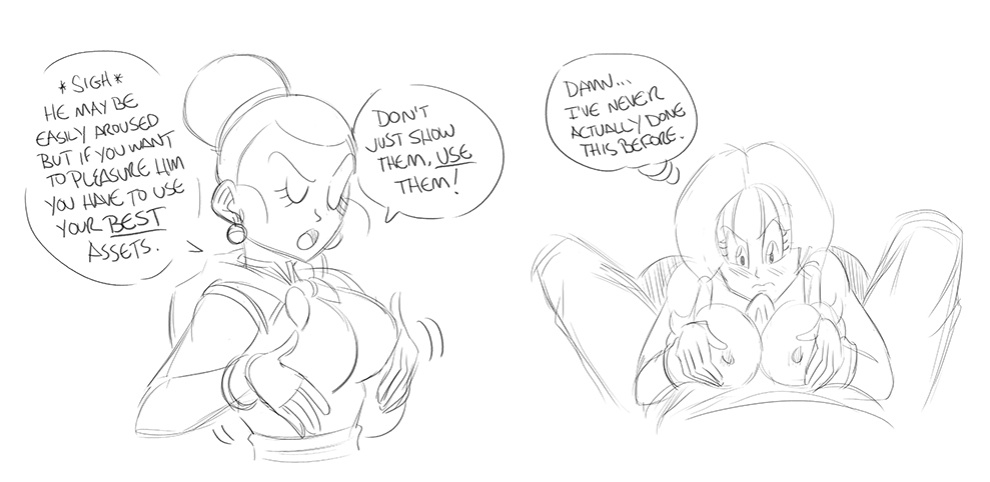 [Funsexydragonball] Videl meets Chichi (Dragon Ball Z)