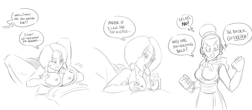 [Funsexydragonball] Videl meets Chichi (Dragon Ball Z)