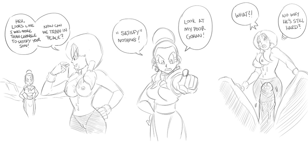 [Funsexydragonball] Videl meets Chichi (Dragon Ball Z)