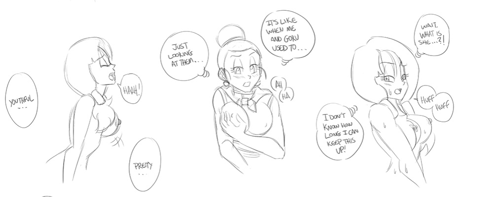 [Funsexydragonball] Videl meets Chichi (Dragon Ball Z)