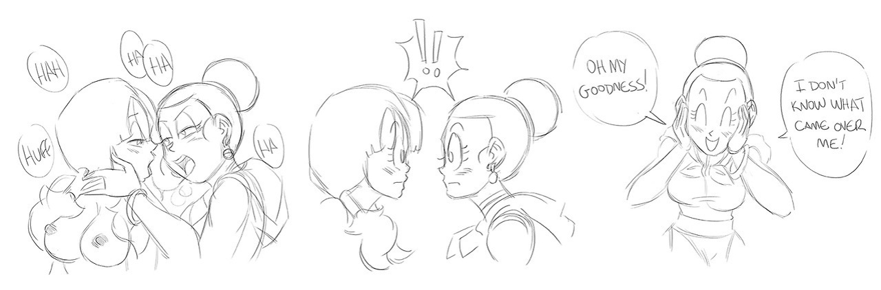 [Funsexydragonball] Videl meets Chichi (Dragon Ball Z)