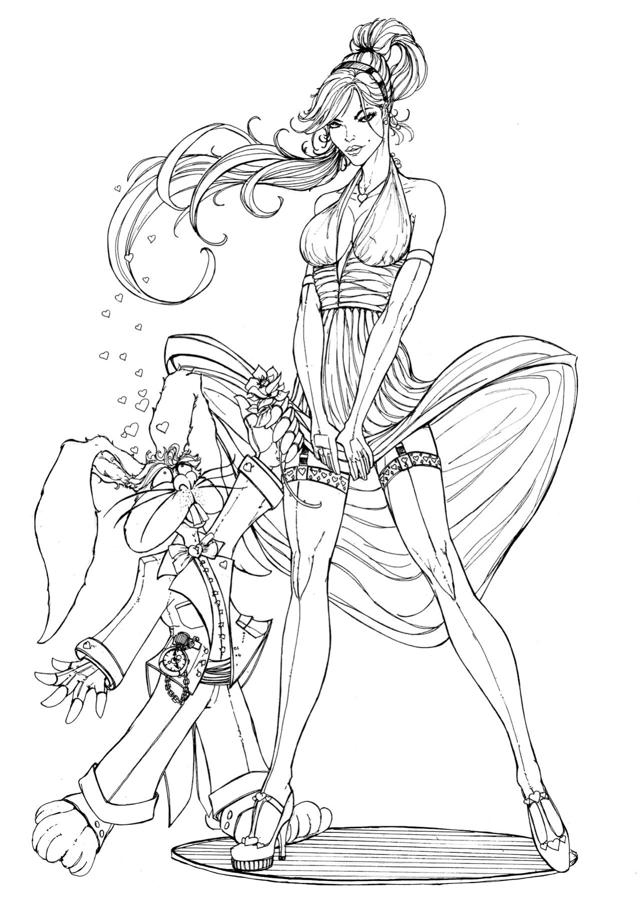 Grimm Fairy Tales Adult Coloring Book