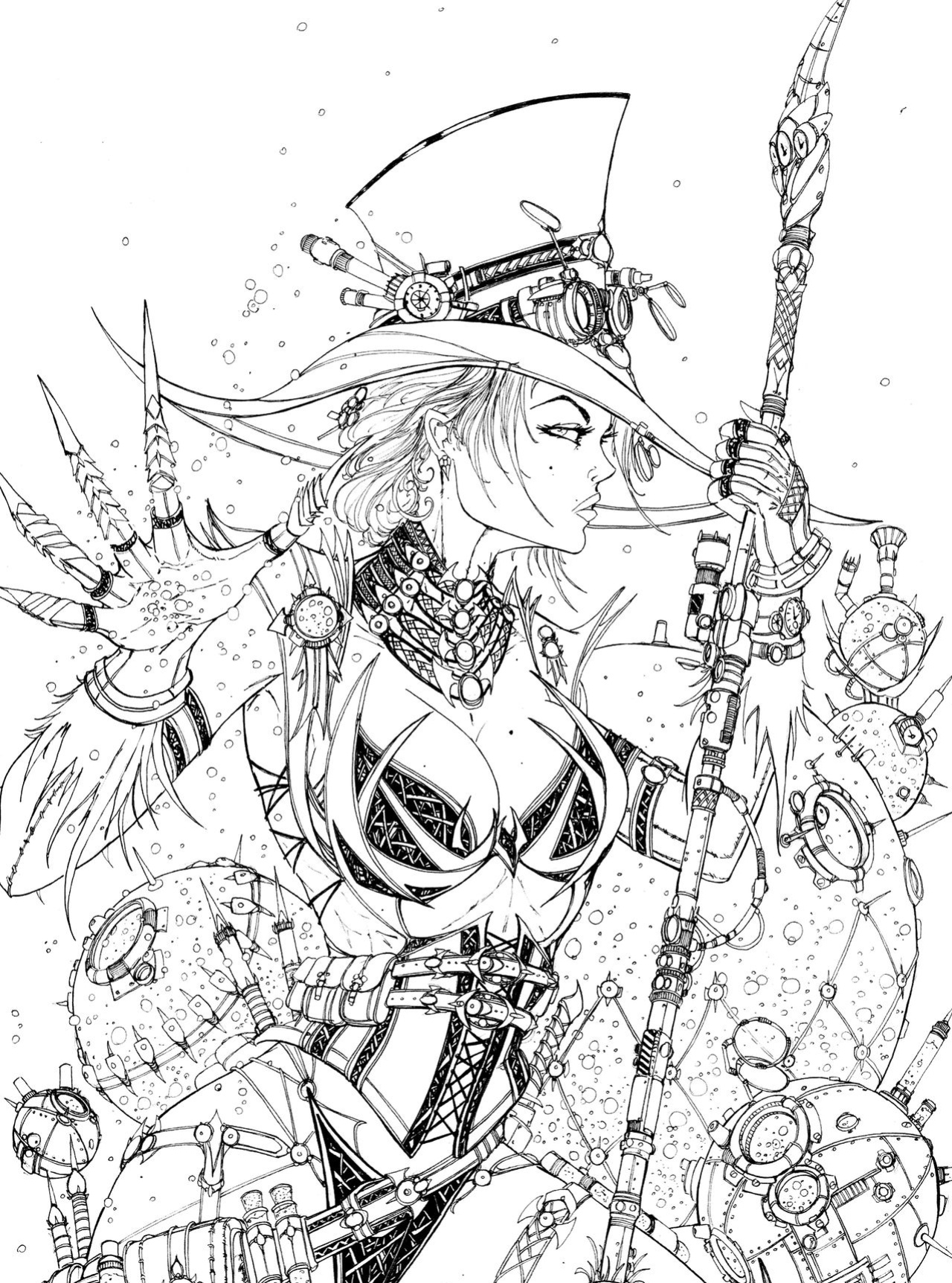 Grimm Fairy Tales Adult Coloring Book